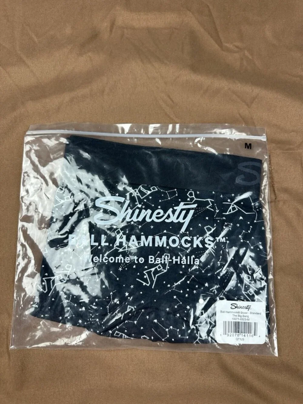 Shinesty Men's Standard Ball Hammock Boxer BM7 The Big Bang Medium M NWT